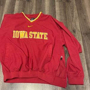 Old school Nike a Iowa State rain pull over jacket
